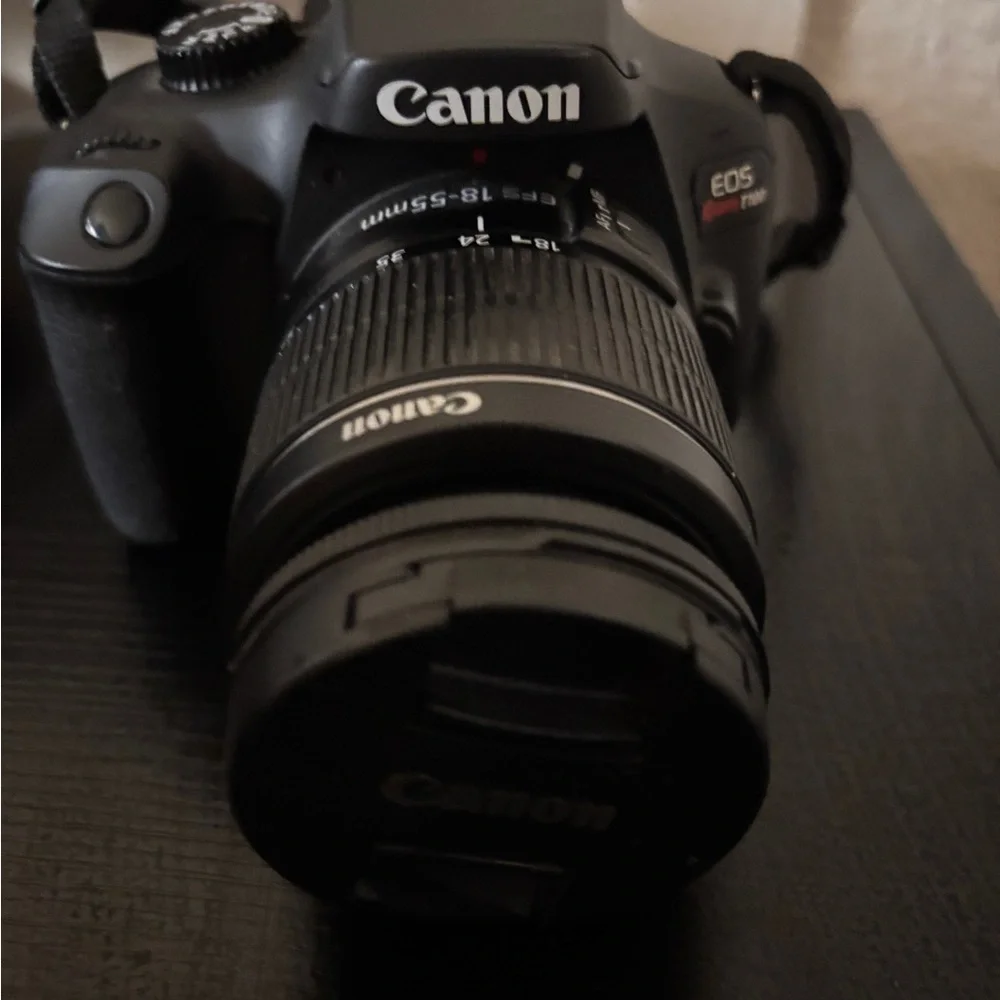 Canon EOS Rebel T6 Black DSLR Camera